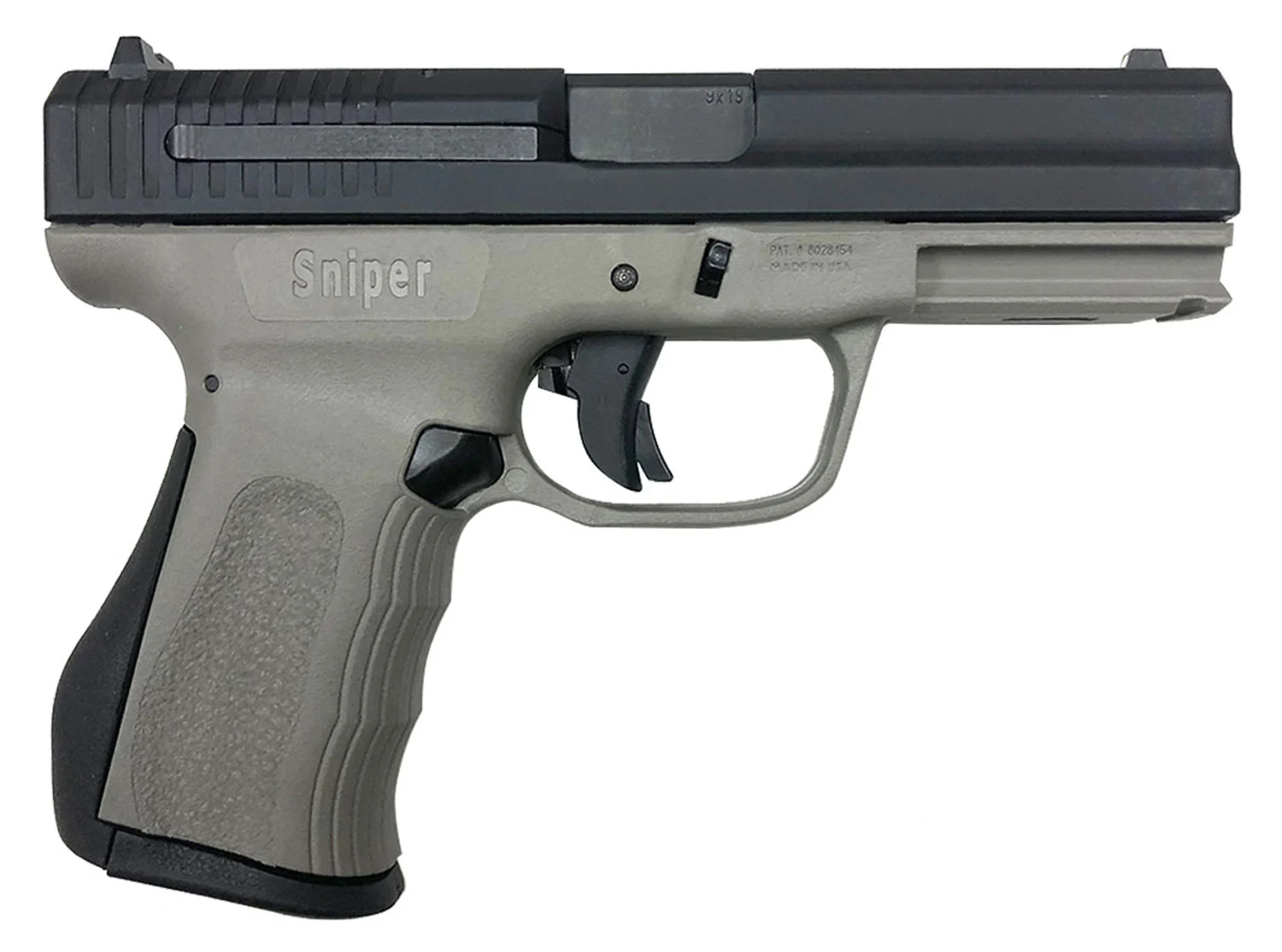 FMK G9C1G2PSS 9C1 G2 9mm Luger 14+1 4" Black Stainless Steel Barrel, Black Serrated Carbon Steel Slide, Dark Gray Polymer Frame w/Picatinny Rail, Black Backstrap Grip