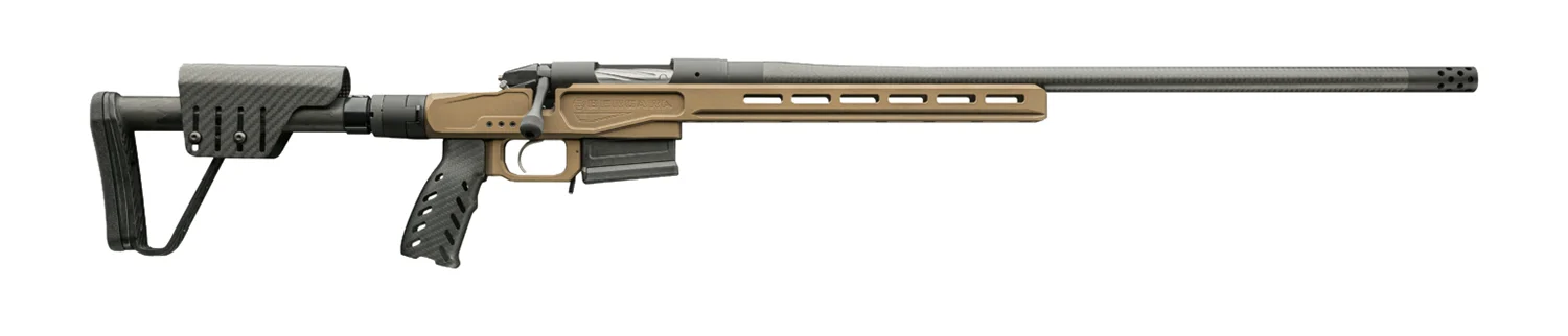 Bergara Rifles BPR377PRC Premier MgLite Full Size 7mm PRC 5+1 22" Carbon Fiber CURE Carbon Fiber Barrel, Graphite Black Cerakote Steel Receiver, Flat Dark Earth XLR Folding Chassis