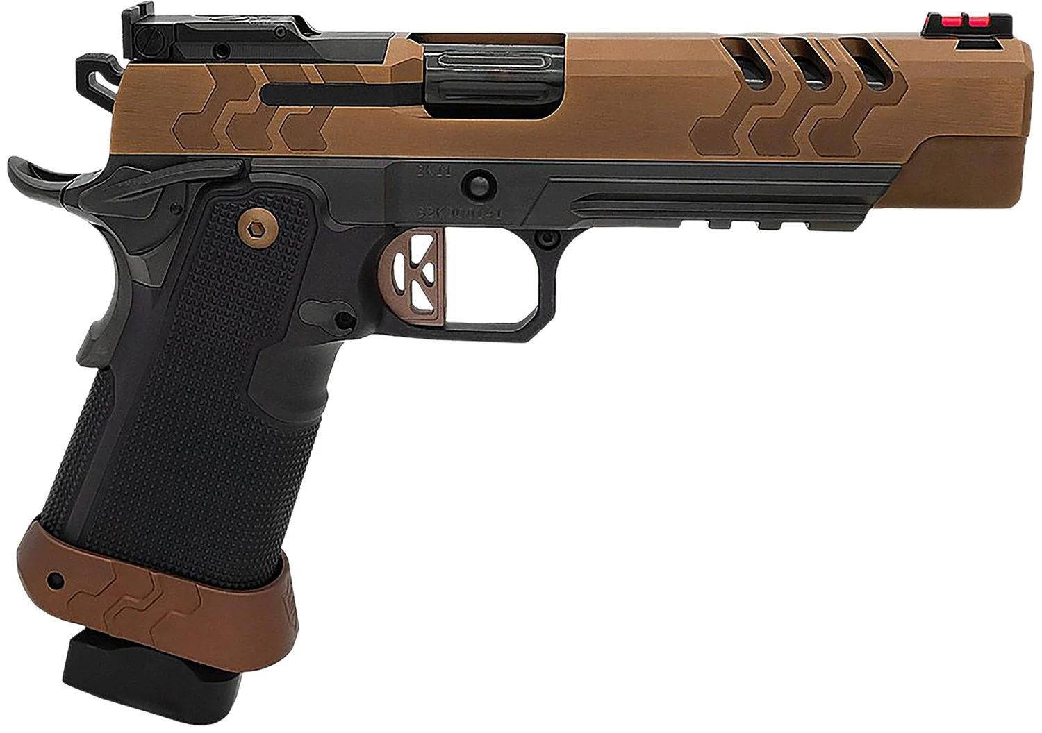 Kimber Mfg.,inc 3500053 2K11 Target (OR) 9mm 20+1 5" High Polished w/ Coyote PVD, Brush Polish Flats w/ DLC Coating Stainless Steel Slide Aluminum Grip