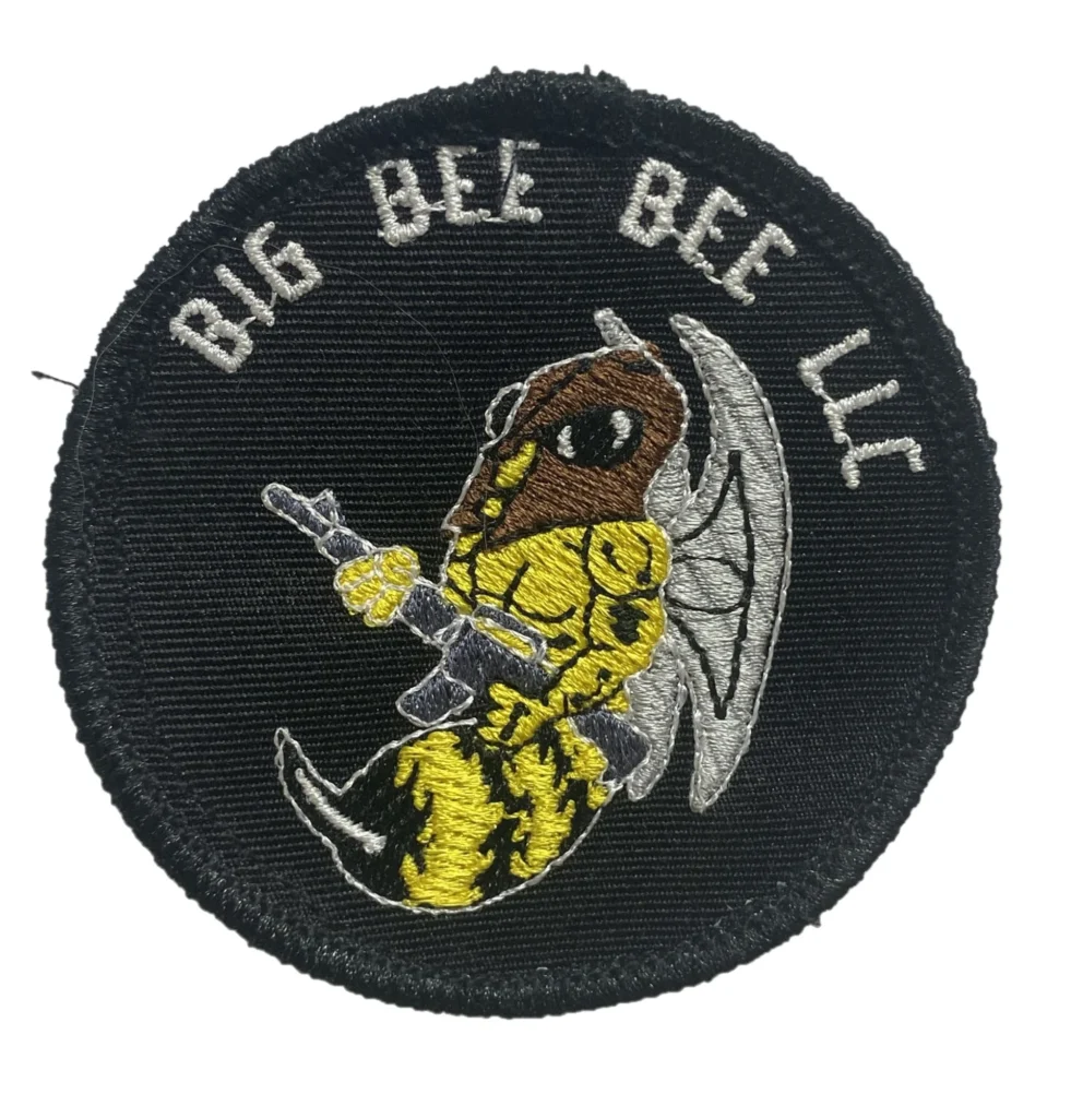 Big Bee Bee LLC Patch Black with black trim