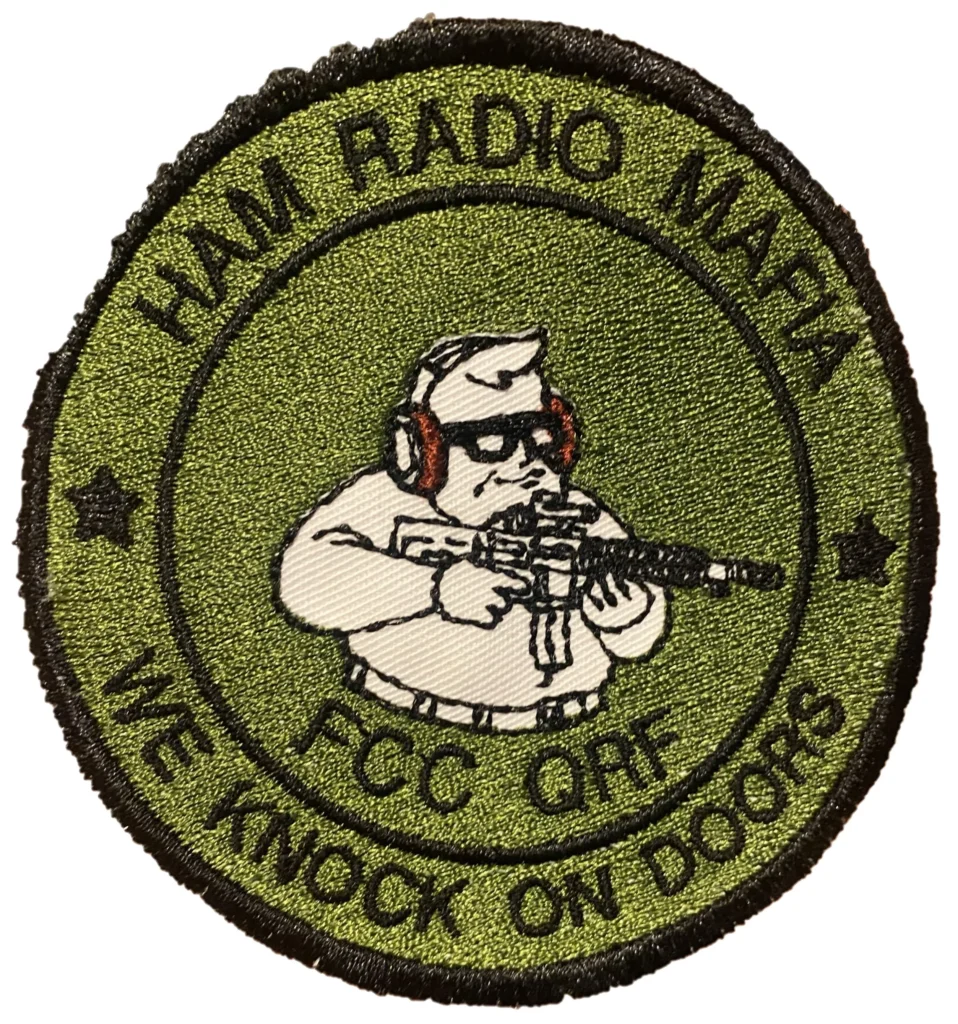 Foxys Embroidery & Vinyl custom patch - FCC QRF