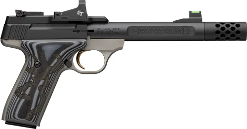 BROWNING BUCK MARK PLUS 22LR - 5.9" W/CT RED DOT THREADED
