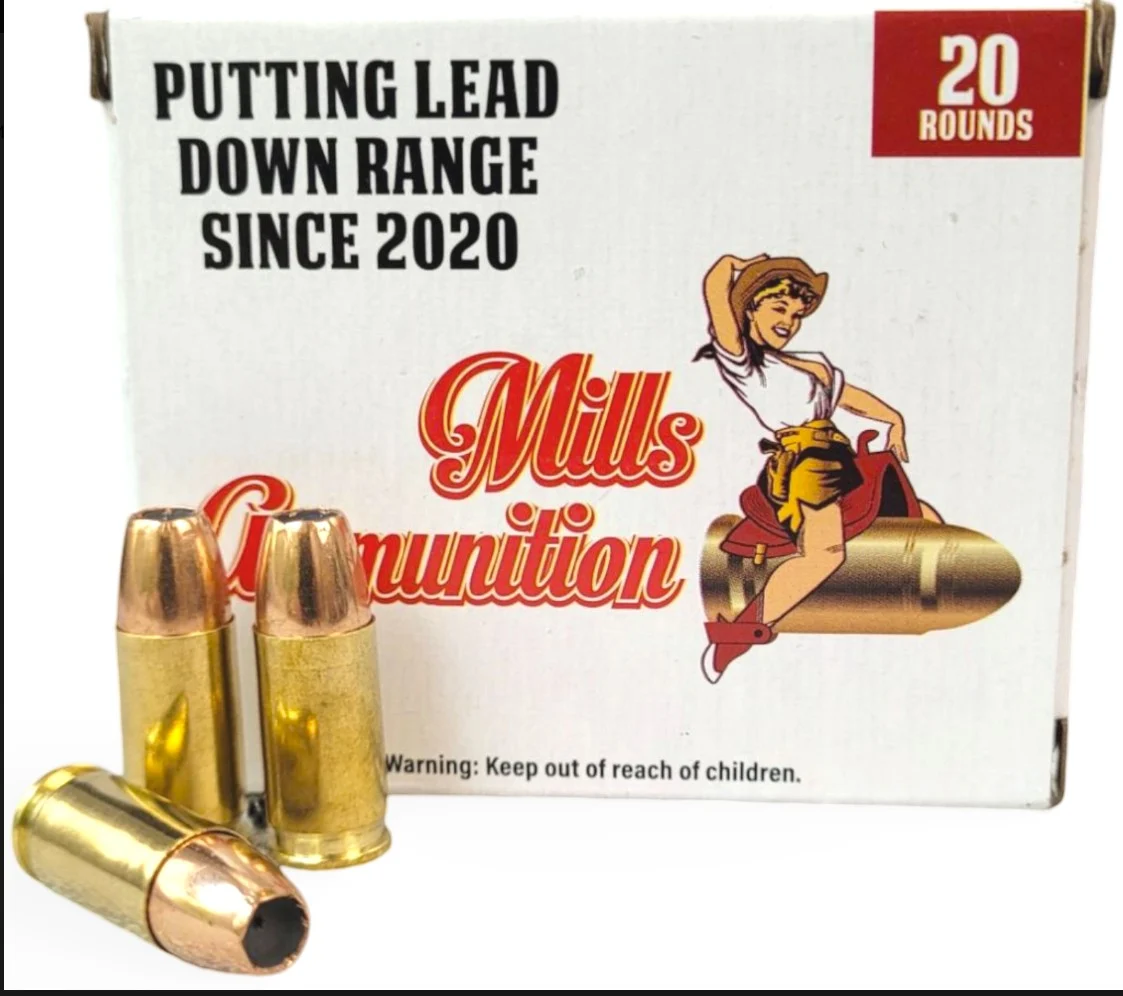 Mills Ammunition 9X19mm 147 gr SS_HP Defense Ammo