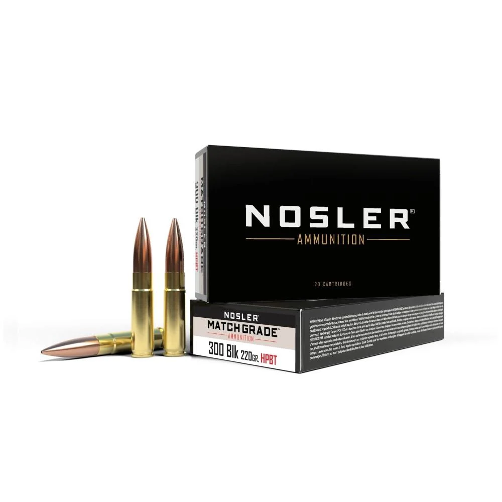 nosler .300 Blackout 220gr SUBSONIC – 20rd