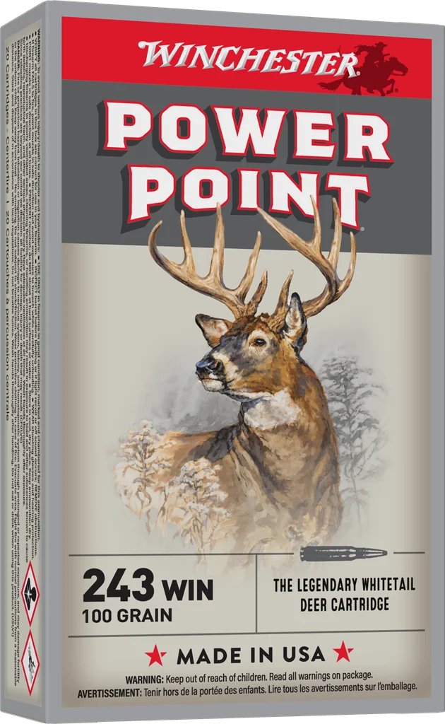 Winchester .243 Winchester 100gr Brass – 20rd